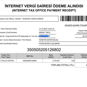 BTK (Bilgi Teknolojileri ve İletişim Kurumu) Almaya'dan Aldığım Cihazın Vergisiyle İlgili Yaşadığım Sistemsel Sorun