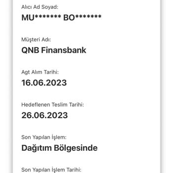 AGT Kurye (aynigunteslim.com) Kargo Teslim Tarihi