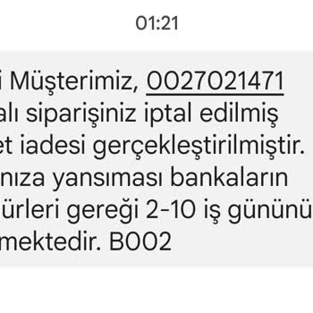 Penti İndirimli Sattığına Pişman Olduğundan Alışverişimi İptal Etti.