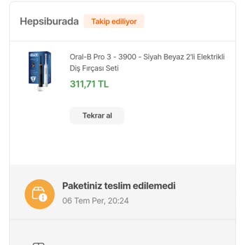 Hepsiburada Paketiniz Teslim Edilemedi Sorunu.