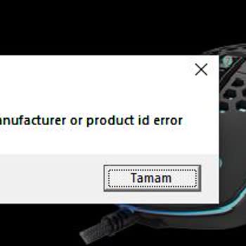 Rampage Mouse R64 The Mouse Manufacturer Or Product Id Error Hatası