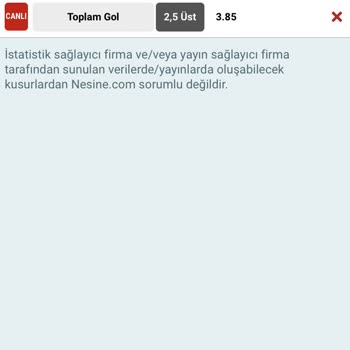 Nesine Com Canlı Bahis Maç Sonucu Sorunu