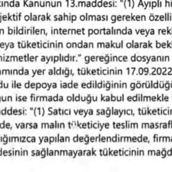 Trendyol Para İademi Yapmıyor