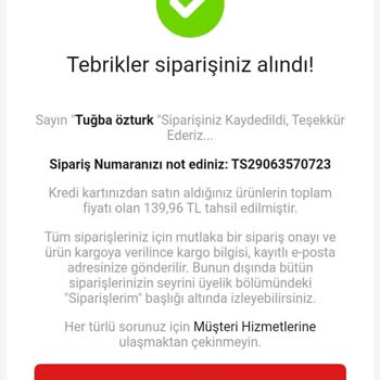Procsin Siparişim Kayboldu Ürün Hazırlanıyor Yazarken