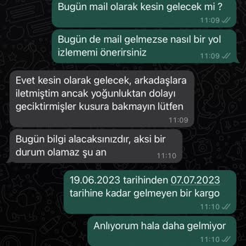 Gerusta Ürün Teslim Etmiyor. Kargo Kodu Vermiyor.