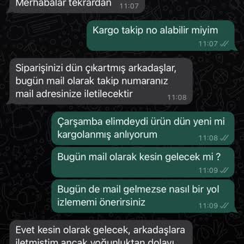 Gerusta Ürün Teslim Etmiyor. Kargo Kodu Vermiyor.