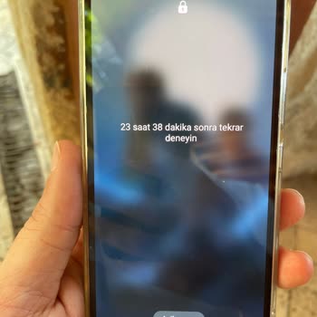 Samsung A34 Kilitlendi. "24 Saat Sonra Tekrar Deneyin" Uyarısı