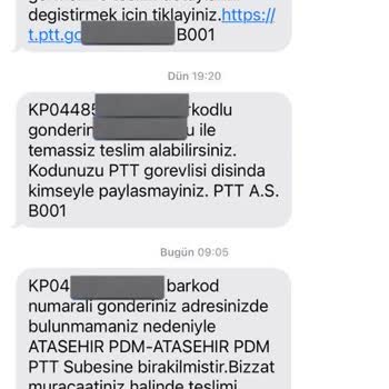 PTT Kargo PTT Kuryeleri Evde Olduğum Halde Kargolarımı Teslim Etmiyor