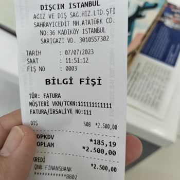 Dişçim İstanbul Anlaşılan Fiyatın İki Katını Aldılar