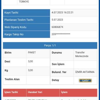 Sürat Kargo Kaybolan Ürün Hakkında Bilgi Vermiyor