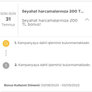 Garanti Bonus Kampanya Katılımını Kabul Etmiyor