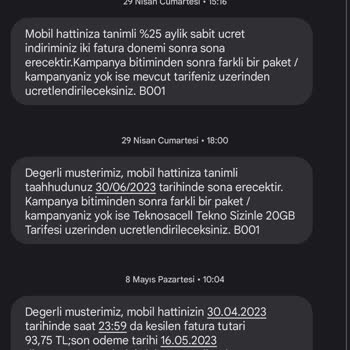 TeknosaCell Müşterisinden Fazla Para Alıyor