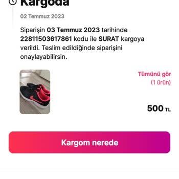 Sürat Kargo Kargo Teslimatı Ve Telefonlara Cevap Verilmemesi