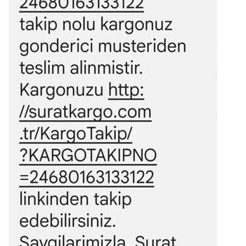 Sürat Kargo Geç Teslimat Ve İletişimsizlik