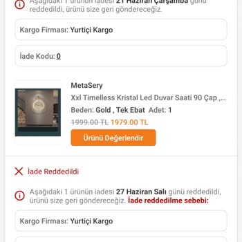 Trendyol 3 Kere İade Edildi. Ürün Ve Paraya El Koydu