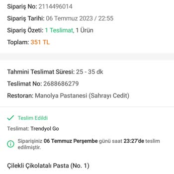 Trendyol Yemek Siparişimin Parasını Aldı Ne Teslim Etti Ne Para İade Etti