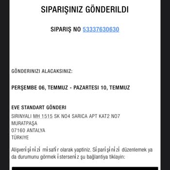 Zara Geri İade Problemi