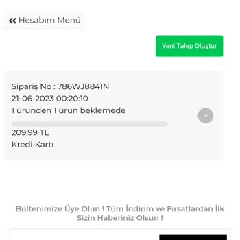 Hammer Jack İade Talebi İçin