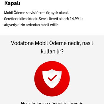 Vodafone İradem Dışında Faturama Content Dest Grup Ödemesi Yansıttı