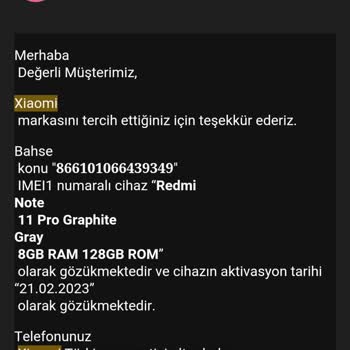 Trendyol Redmi Note 11 Pro Cep Telefonu