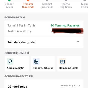 Trendyol Express Trendyol Çok Yavaş Teslimat Konusunda