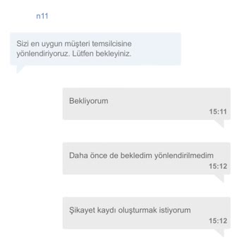 N11 Kurye Gelmemesi Ve Canlı Desteğin Cevap Vermemesi