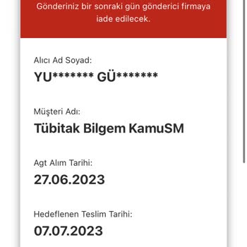 AGT Kurye Kargo Teslim Etmeme Sorunu