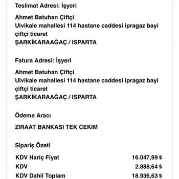 İtopya Bilgisayar Siparişimi Ödeme Yapılmasına Rağmen Göndermiyorlar