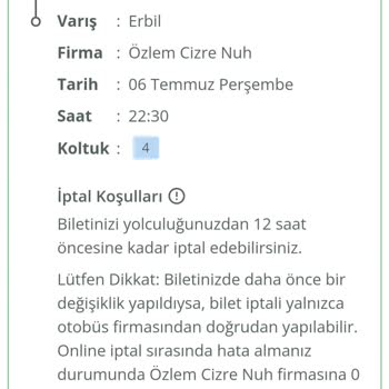 Özlem Cizre Nuh Turizm Para İadesi Yapılmasını İstiyorum
