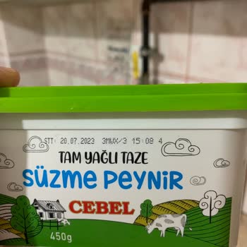 Cebel Tam Yağlı Süzme Peynir Küflü Çıktı