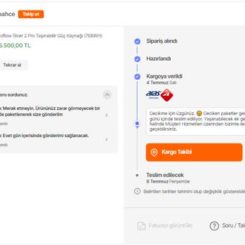 Aras Kargo Kuşadası - Gecikme
