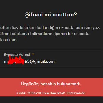 Epic Games E-posta Adresim Habersiz Değişti