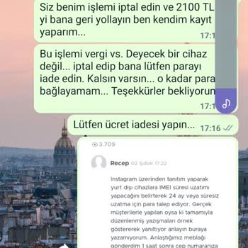 Kayitdukkani (Instagram) Teknoloji Kaydı IMEI Kaydı