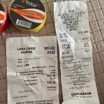 Lara Çarşı'dan Aldığım Elektrikli Bant İle İlgili Şikayetim