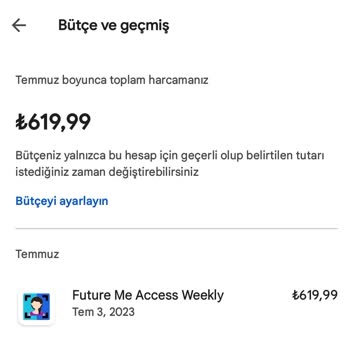 Google Play Future Self Old AGE Filter Bilgim Olmadan Abonelik Yapılmıştır