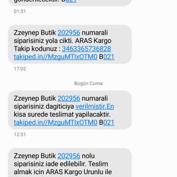 Aras Kargo Evde Olduğum Halde Kargom İletilmiyor