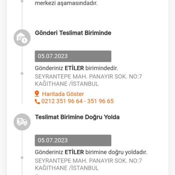 MNG Kargo Kargom Teslim Şubesinde Bekletilmekte