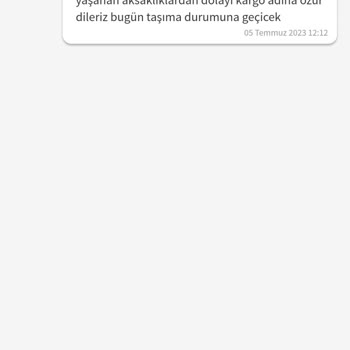 Trendyol Satıcı Ürününüz Kargoda Diyor Kargocu Kargonuz Bizde Değil