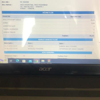 Aras Kargo Kargo Kaybı Ve Tazmin Ödeme Yapılamaması