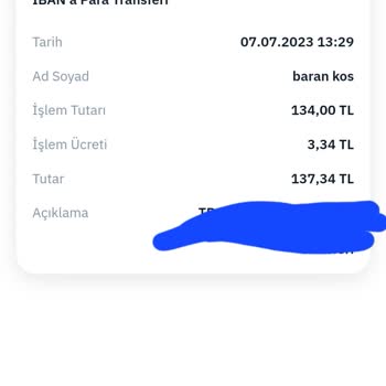 Money Pay Hesaba Para Gönderme Sorunu