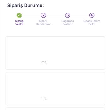 Gratis Online Sipariş Alındı Sorunu