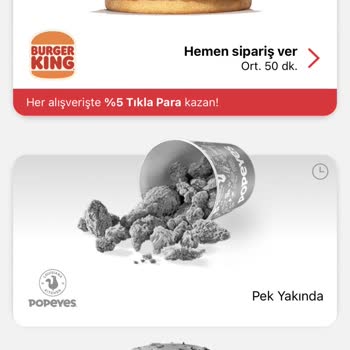 Tıkla Gelsin Sipariş İptali