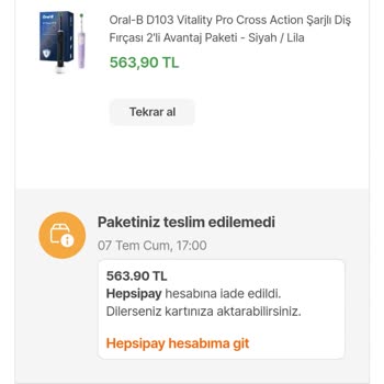 Hepsiburada Ve Yine Keyfi Sipariş İptali Üstelik Kargoda İken