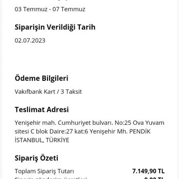 Morhipo Sipariş Kargo Teslim Etmeme Geri Gönderme Ve Otomatik İadeye Düşmesi