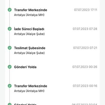 Trendyol Express Trendyol Alışverişimde Kargolarımın Bir Türlü Ulaşmaması