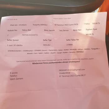 Alaşehir Sarıkız Turizm den Bilet Alma