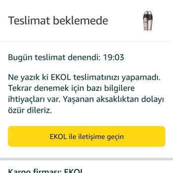 Ekol Lojistik Ekol Ekspress Adres Bulamama Sorunsalı