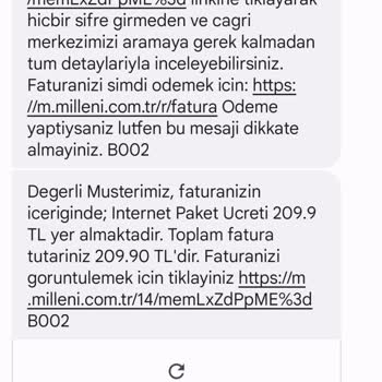 Millenicom Fahiş Fiyat Artışı