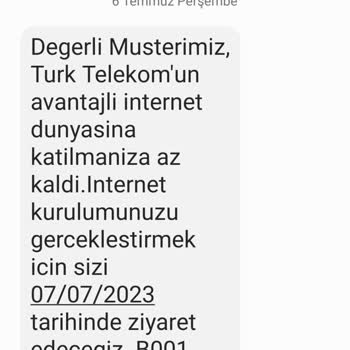 Türk Telekom İnternet Bağlantısı Kaydı