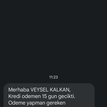 Colendi Kredim Şirketi Borcum Varmış Gibi Mesajlar Gönderip Rahatsız Ediyor.